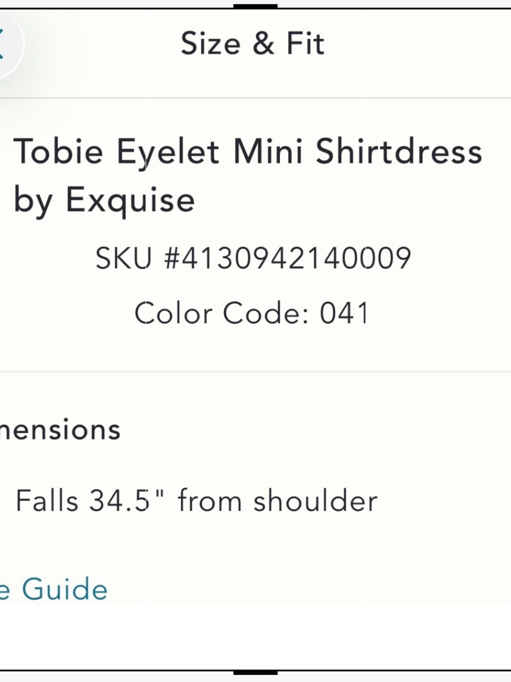 THE TOBIE EYELET MINI SHIRTDRESS - Picture 6 of 11